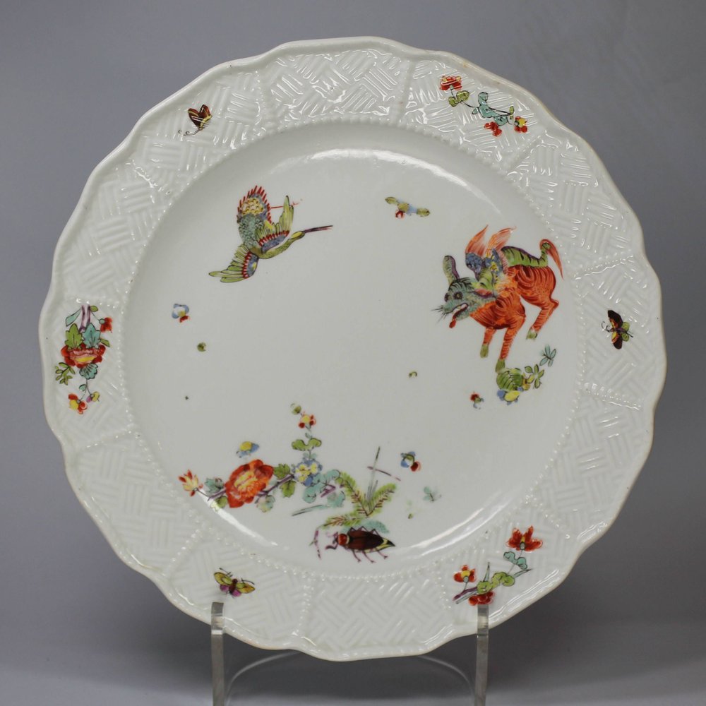 X128 Meissen soup plate, circa 1740