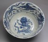 X136 Blue and white bowl,      SOLD