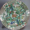 X158 Fine large famille verte dish, Kangxi (1662-1722)