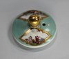 X160 Meissen porcelain bullet-shape turquoise-ground teapot and cover