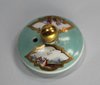 X160 Meissen porcelain bullet-shape turquoise-ground teapot and cover