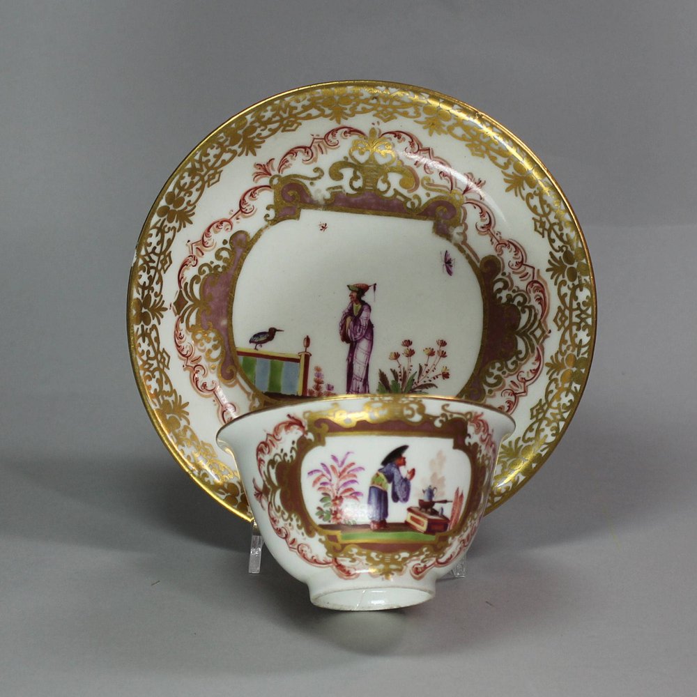 X184 Meissen teabowl and saucer, circa 1730     SOLD