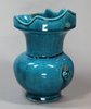 X201 Turquoise wall vase in the form of   , Kangxi (1662-1722)