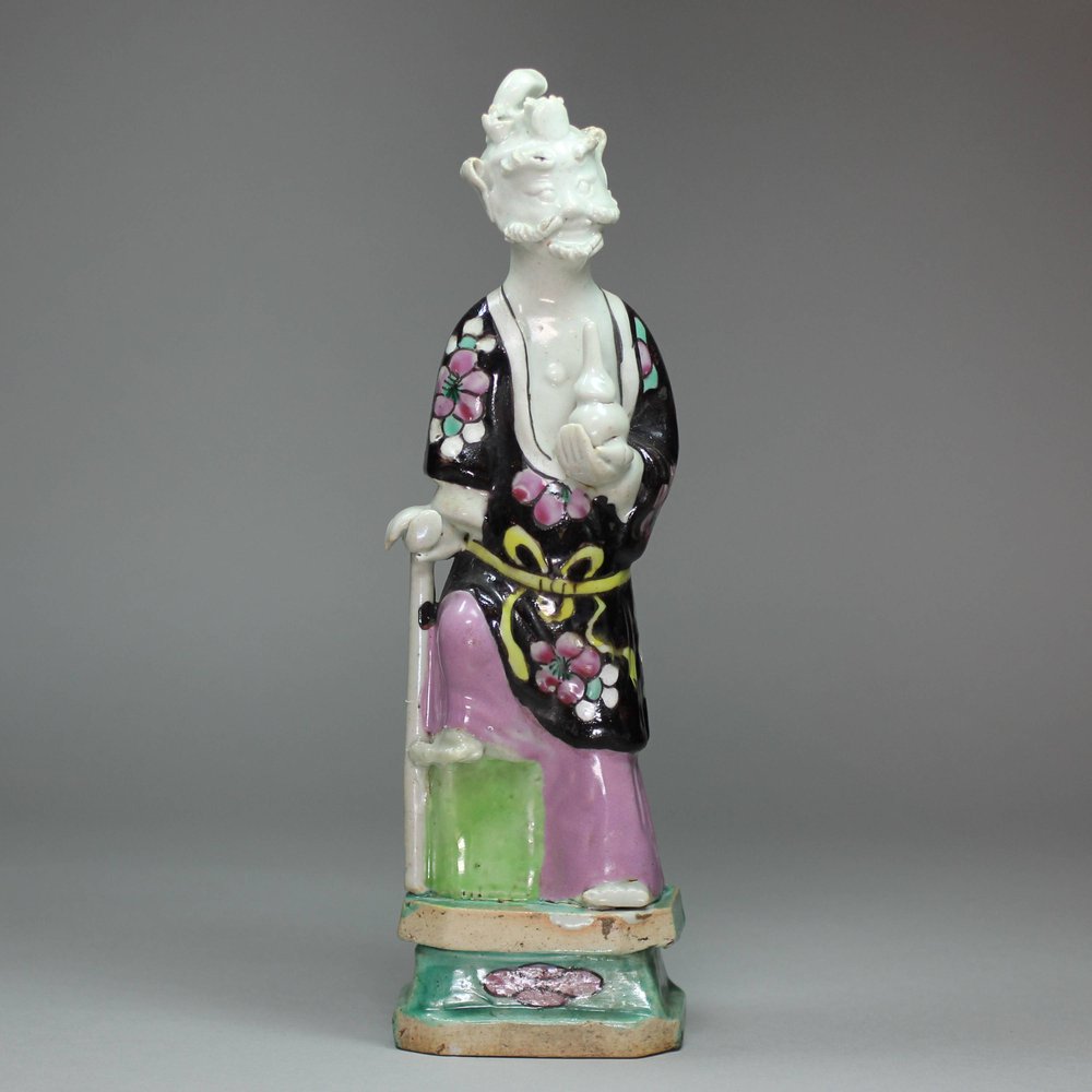 X217 Polychrome figure of the immortal Li Tie-guai