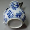 X254 Blue and white jug and cover