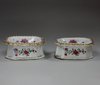 X257 Pair of famille rose salts, Qianlong (1736-1795)