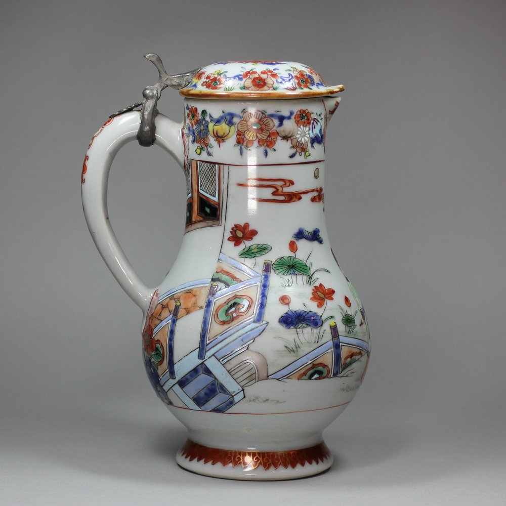 X278 Famille rose jug and cover, Qianlong (1736-95)