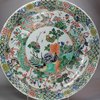 X285 Famille verte dish, Kangxi (1662-1722)