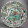 X285 Famille verte dish, Kangxi (1662-1722)