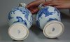 X309 Pair Chinese blue and white vases, Kangxi (1662-1722)