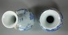 X309 Pair Chinese blue and white vases, Kangxi (1662-1722)