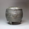 X311 Pewter three-tier box, late 18th/early 19th century