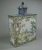 X319 Canton enamel tea caddy and cover, circa 1760