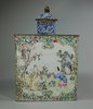 X319 Canton enamel tea caddy and cover, circa 1760