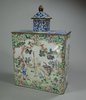 X319 Canton enamel tea caddy and cover, circa 1760