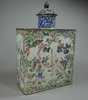 X319 Canton enamel tea caddy and cover, circa 1760