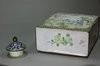 X319 Canton enamel tea caddy and cover, circa 1760