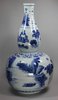 X324 A good Chinese blue and white double gourd vase