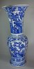 X325 Superb Chinese blue and white five-piece garniture