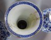 X325 Superb Chinese blue and white five-piece garniture