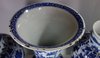 X325 Superb Chinese blue and white five-piece garniture