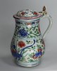 X36 Famille -verte baluster tankard and cover Kangxi(1662-1722)