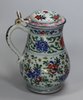 X36 Famille -verte baluster tankard and cover Kangxi(1662-1722)