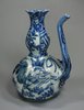 X389 Blue and white ewer, Wanli (1573-1619)