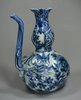 X389 Blue and white ewer, Wanli (1573-1619)