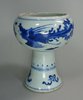 X430 Blue and white stem cup, Kangxi (1662-1722)