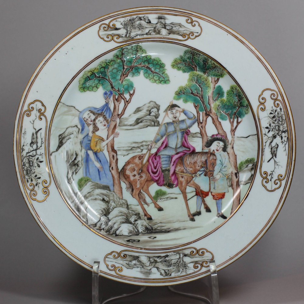 X467 Famille-rose plate, Qianlong (1736-1795)