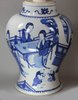 X50 Blue and white baluster vase, Kangxi (1662-1722)