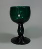 X512 Green-tinted wine glass, circa 1760