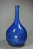 X515 Finely potted Chinese powder blue bottle shape vase