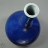 X515 Finely potted Chinese powder blue bottle shape vase