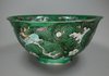 X517 Green ground bowl, Kangxi (1662-1722)