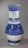 X539 Blue and white vase, late Kangxi (1662-1722)