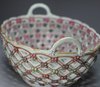 X544 Famille rose reticulated oval basket, Qianlong (1735-90)