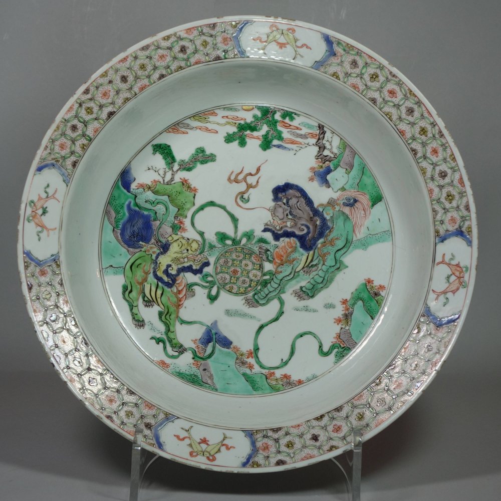 X570 Famille verte basin, Kangxi (1662-1722)