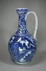 X571 Japanese Arita blue and white ewer, 17th century