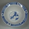 X572 Blue and white bowl, Kangxi (1662-1722)