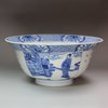 X573 Blue and white bowl, Kangxi (1662-1722)