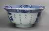 X573 Blue and white bowl, Kangxi (1662-1722)