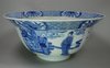 X573 Blue and white bowl, Kangxi (1662-1722)