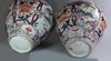 X58 Pair of Japanese imari baluster jars and covers, circa 1700