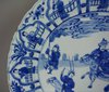 X594 Blue and white dish, Kangxi (1662-1722)