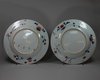 X628 Pair of Chinese imari plates, Qianlong (1736-95)