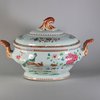 X655 Famille rose oval tureen and cover, Qianlong (1736-95)