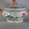 X655 Famille rose oval tureen and cover, Qianlong (1736-95)