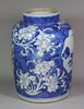 X657 Extremely rare Chinese blue and white cylindrical jar